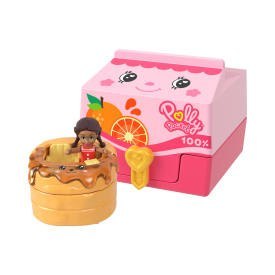 Polly Pocket Przekąski niespodzianki Mały zestaw kompaktowy i pojazd Asortyment JCR44 W8