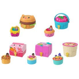 Polly Pocket Przekąski niespodzianki Mały zestaw kompaktowy i pojazd Asortyment JCR44 W8