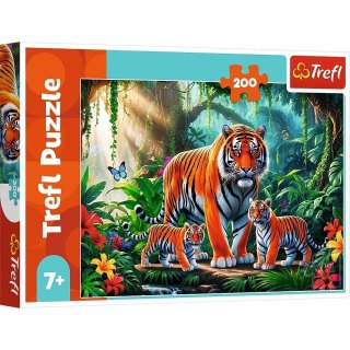 Puzzle 200 elementów Tygrysie Zwyczaje TREFL 13330 TR