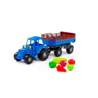 Traktor z przyczepą Majster nr2 zestaw zakupów POLESIE 02277 WADP