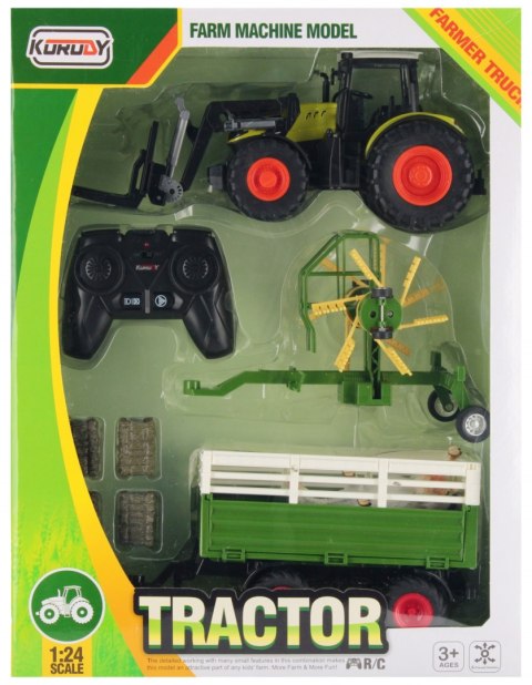 Traktor zdalnie sterowany z akcesoriami MEGA CREATIVE 569285