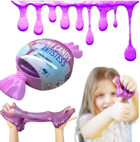 Uroczy Glutek Rozciągliwy Antystresowy Cukierek Cukiereczek Masa Slime 40g