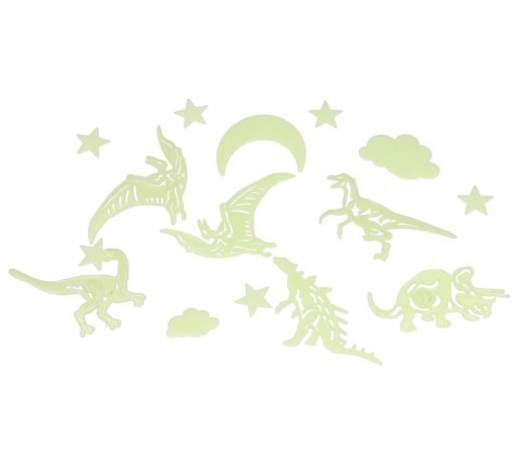 Dekoracja ścienna fluo Dino MEGA CREATIVE 570931