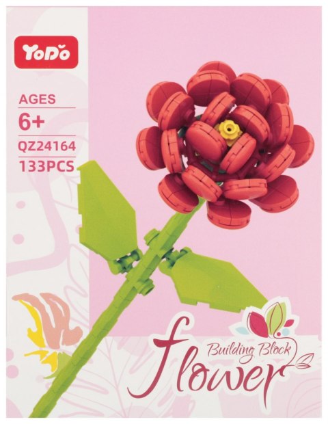 Klocki konstrukcyjne Kwiat 133 elementy MEGA CREATIVE 570799