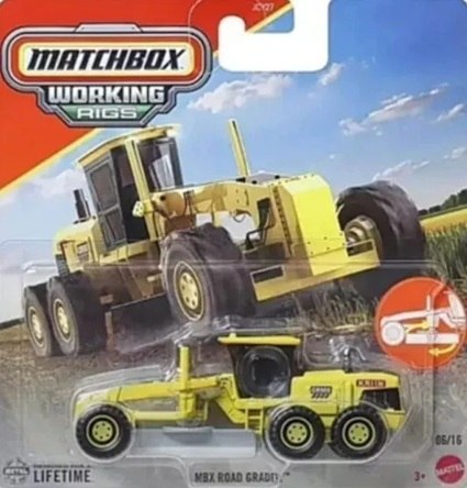 Matchbox pojazdy budowlane ruchome elementy mix JCY27 WB6