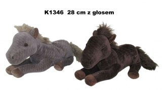 PLUSZAK KON Z GLOSEM 35CM LEZACY SA K1346