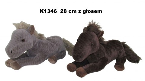 PLUSZAK KON Z GLOSEM 35CM LEZACY SA K1346
