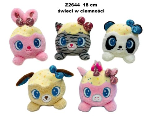 PLUSZAK ZWIERZ SWIEC W CIEMN 18CM SA KULA