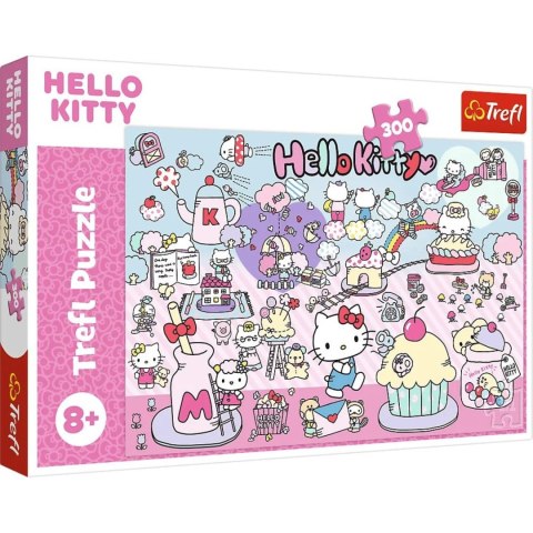 Puzzle 300el Poznaj świat Hello Kitty TREFL 23031 TR