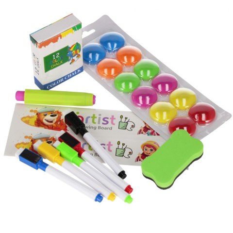 Tablica magnetyczna 2w1 stojąca z akcesoriami MEGA CREATIVE 569793