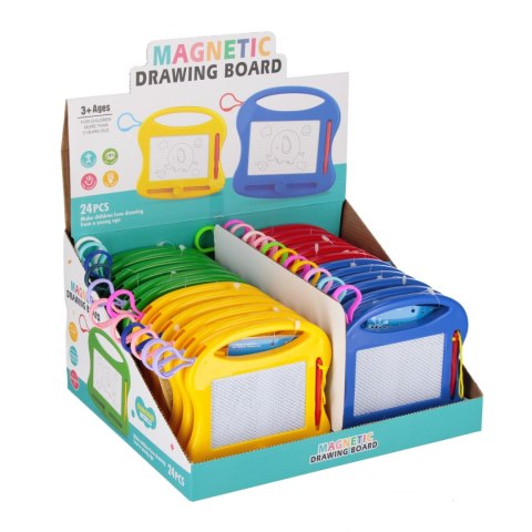 Znikopis magnetyczny 13cm z kolorowym brelokiem mix MEGA CREATIVE 569810