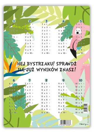 DWUSTRONNA PLANSZA/ŚCIĄGA A4 ŻYRAFA