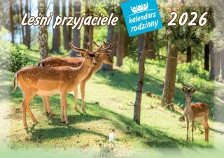 Kalendarz 13 planszowy A4 Leśni przyjaciele LUCRUM WL07