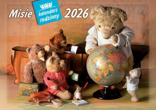 Kalendarz 13 planszowy A4 Misie LUCRUM WL11