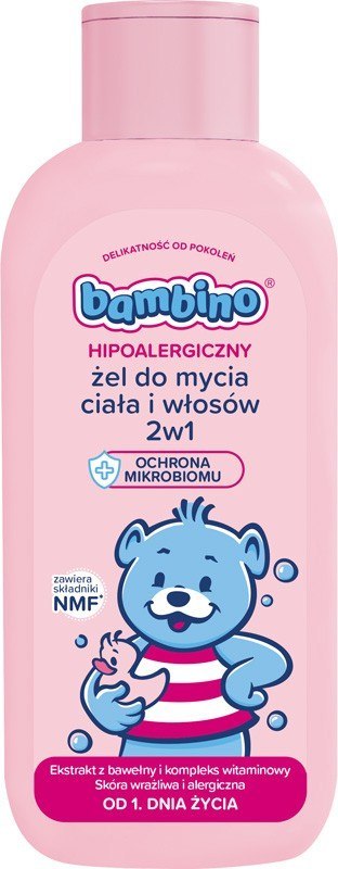 NIVEA BAMBINO Żel do ciała/wł 400ml