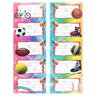 Naklejki na zeszyt 5 szt. op.2 listki POLSYR 130930