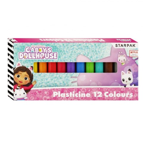 Plastelina 12 kolorów Gabby s DollHouse STARPAK 529137