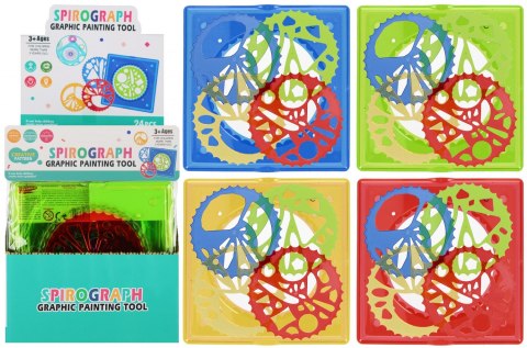 Szablon kreślarski Spirograf mix MEGA CREATIVE 547660