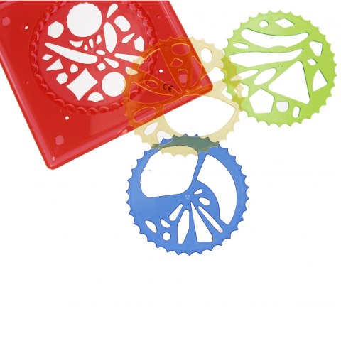 Szablon kreślarski Spirograf mix MEGA CREATIVE 547660