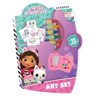 Zestaw artystyczny 28 elementów Gabby s Dollhouse STARPAK 529129