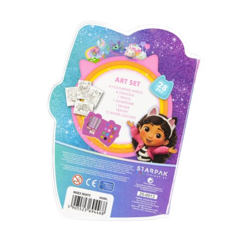 Zestaw artystyczny 28 elemntów Gabby s Dollhouse the Movie STARPAK 563075