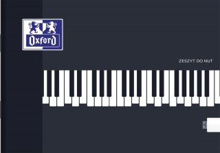 Zeszyt do nut Oxford A5 16 kartek w pięciolinię