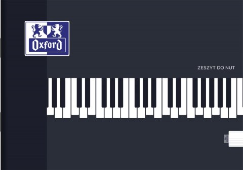 Zeszyt do nut Oxford A5 16 kartek w pięciolinię