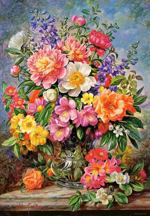 1000 elementów June Flowers in Radiance CASTORLAND C-103904