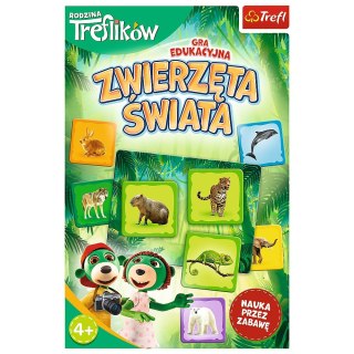 Gra Zwierzęta Świata Rodzina Treflików TREFL 02337 TREF