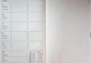 KALENDARZ KSIAZ B5 OPR TW TYDZIEN URAN NIEB OPS