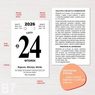 KALENDARZ ZDZIERAK 70X114 FAMILIJNY OP