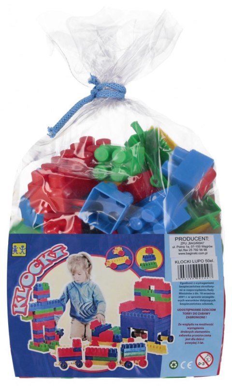 KLOCKI 50EL LUPO BAG FOL