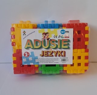 Klocki konstrukcyjne 36 elementów Wafle Adusie Jeżyki CZAKO 409533