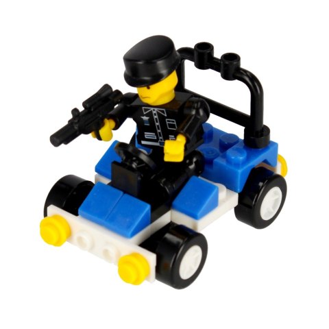 Klocki konstrukcyjne 39 elementów Policja alleBLOX 492819