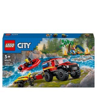 Klocki konstrukcyjne LEGO 60412 CITY Terenowy wóz strażacki LEGO 60412