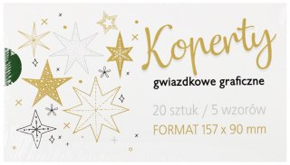 Koperta mix kolor op20szt Boże Narodzenie POL MAK KP01-BN