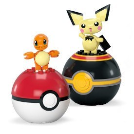 MBL POKEMON POKEBALL CHARMANDER PICHU HXP13 W3