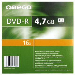 PLYTA DVD-R 4,7GB OMEGA X16 SAFE PUD