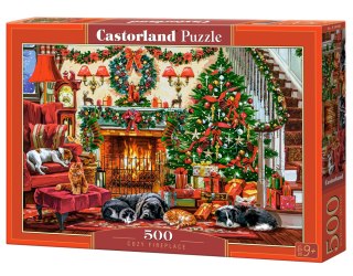PUZZLE 500EL CASTORLAND COZY FIREPLACE PUD16
