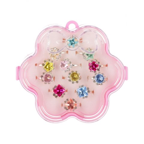 Pierścionek 12szt w etui mix MEGA CREATIVE 568670