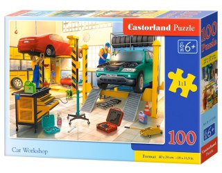 Puzzle 100 elementów Car Workshop CASTORLAND B-111206