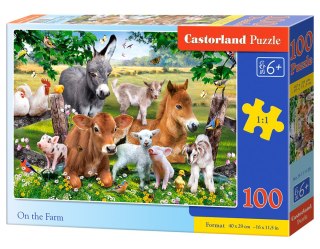 Puzzle 100 elementów On The Farm Pu CASTORLAND B-111138