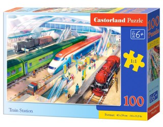 Puzzle 100 elementów Train Station CASTORLAND B-111190