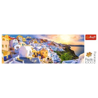 Puzzle 1000 elementów Zachód na Santorini Panorama TREFL 29054 TR