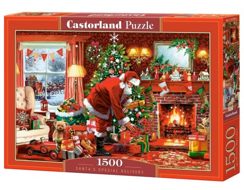 Puzzle 1500 el. Santa s Special Delivery CASTORLAND C-152100