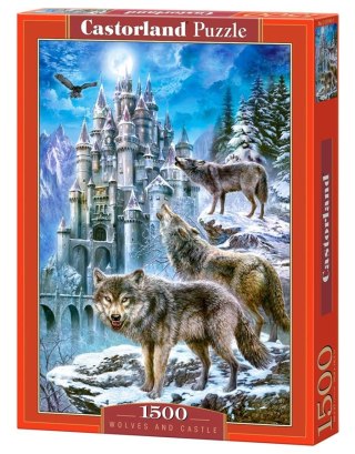 Puzzle 1500 elementów Wolves and Castle CASTORLAND C-151141
