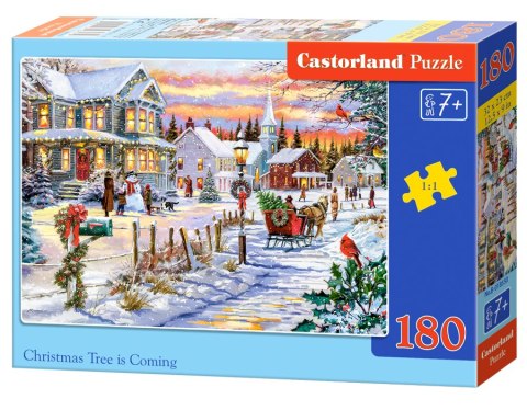 Puzzle 180 el. Christmas Tree is Coming CASTORLAND B-018550