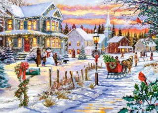 Puzzle 180 el. Christmas Tree is Coming CASTORLAND B-018550