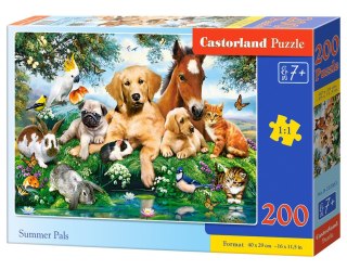 Puzzle 200 elementów Summer Pals CASTORLAND B-222063