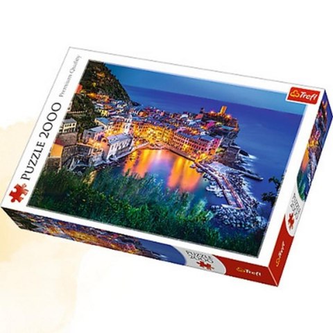 Puzzle 2000 elementów Vernazza o zmroku TREFL 27086